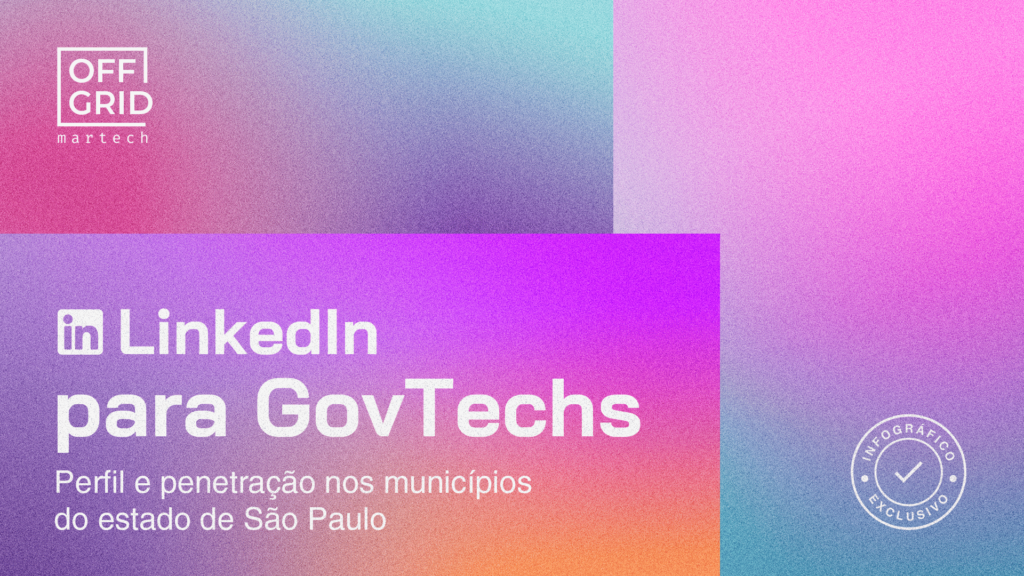 [Infográfico] LinkedIn para GovTechs: perfil e penetração nos municípios do estado de São Paulo